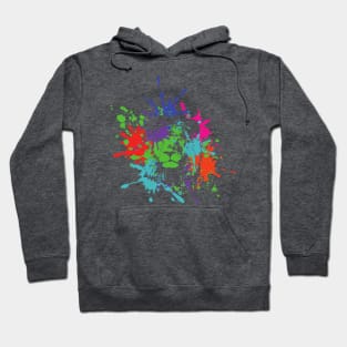 Lion Colorful art Hoodie